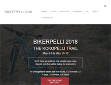 Tablet Screenshot of bikerpelli.com